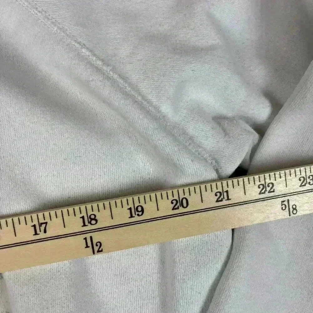 Vtg Hanes Activewear '36 Ford Sweatshirt Made In USA Size L/XL White Pullover
